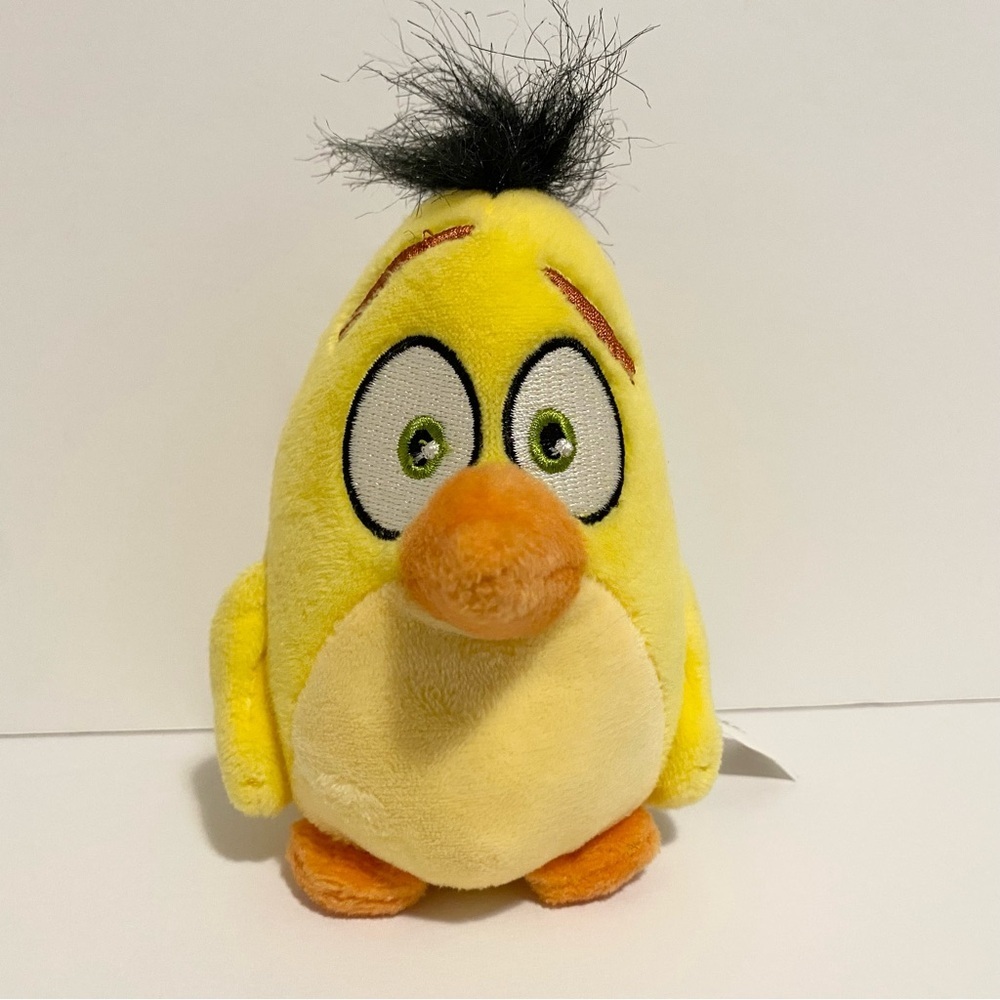 Angry Birds Russ Rovio Yellow 2019 Plush Stuffed Animal Bird 4.5"